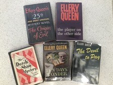 ELLERY QUEEN Mysteries Lot of