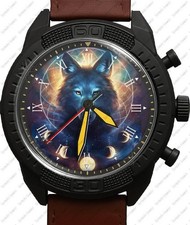 Gotico Blu Lupo Luna Fasi