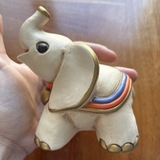 THUN Elefante Indiano Con Cuore Oro Altezza 11 cm RARO IDEA REGALO ??