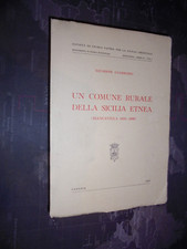 Giarrizzo G.; UN COMUNE RURALE