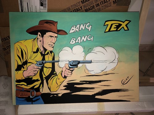 Quadro tex willer dipinto - tex,