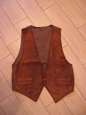 Gilet uomo scamosciato