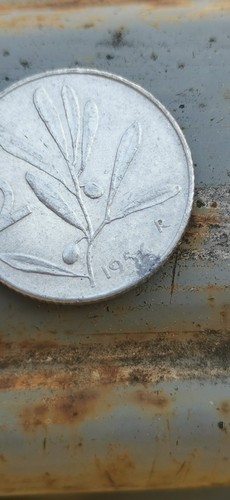 Moneta lire ramo ulivo - ulivo, e