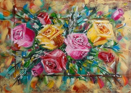 Quadro olio autodipinto