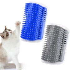 Strumento massaggio gatto depilazione animali domestici pettine massaggio angolo parete autopulente regalo