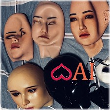 Maschera facciale realistica