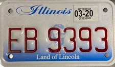 TARGA Originale USA moto