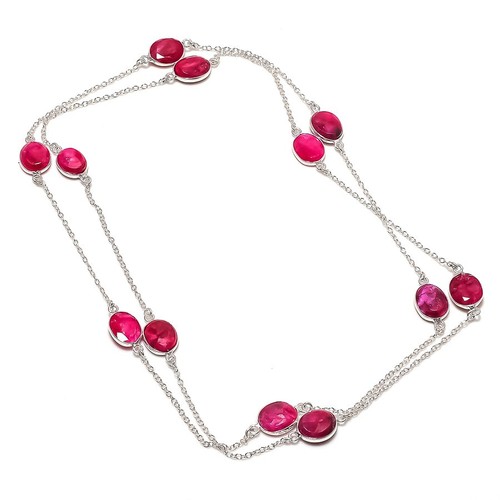 Collana con gioielli - , in