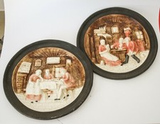 ♥ COPPIA PIATTI DA MURO IN