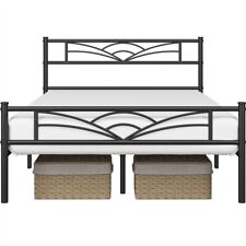 Struttura Letto in Ferro con Spazio Aggiuntivo Testiera a Forma di Nuvole