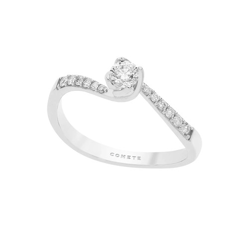 Anello solitario donna - donna, comete