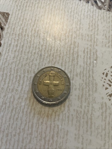 Moneta euro rara kibris - rara,