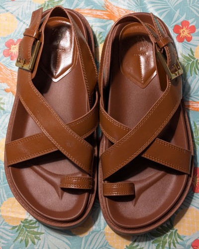Sandali piatti zara - grossi, con
