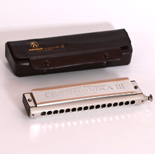 Hohner CHROMONIKA III 280 - C maggiore armonica a bocca Chromonica 16 canali vintage 