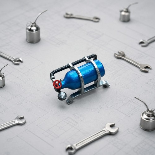 Pezzi bombole nitro 64 - bombole,