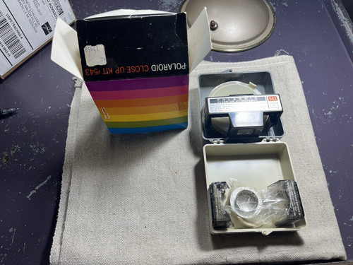 Polaroid 543 close kit in - close,