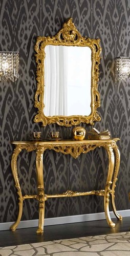 Consolle specchio legno - specchio, in