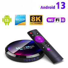 Supporto Android TV Box 2.4G/5.8G WiFi6 BT5.0 4K Video Set Top Decodifica e Riproduzione 8K
