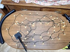 Catena Luminosa Solare Da Esterno 50 Led Impermeabili Lunghezza 5 Metri 