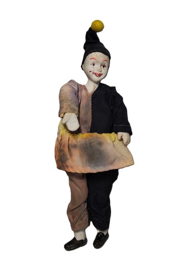 Bambola pierrot porcellana
