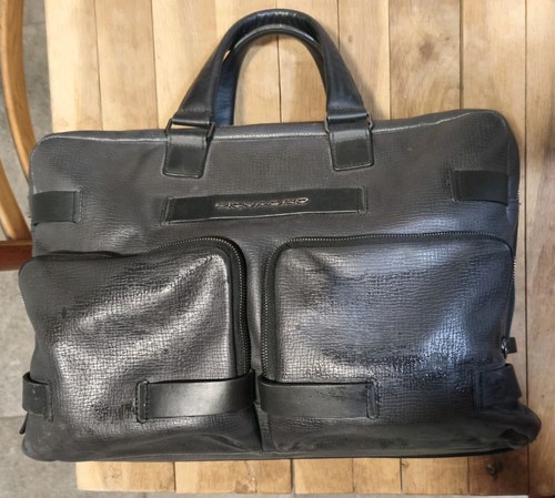 Piquadro black leather - piquadro,