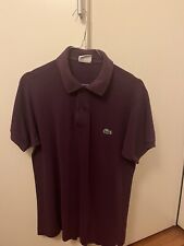 POLO LACOSTE SWEATSHIRT T-SHIRT SHIRT UOMO MAN VIOLA PURPLE PU-1110