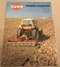 KUHN Power Harrow HR brochure