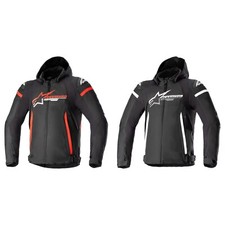 Alpinestars Giacca Da Moto Uomo Zaca - Impermeabile Touring Con Cappuccio