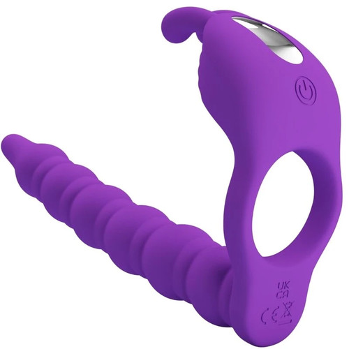 Plug anale vibrante per coppia - plug,