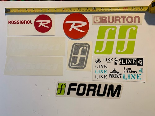 Lotto adesivi sci snowboard