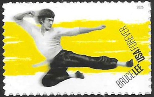 6055 bruce lee - -, mnh