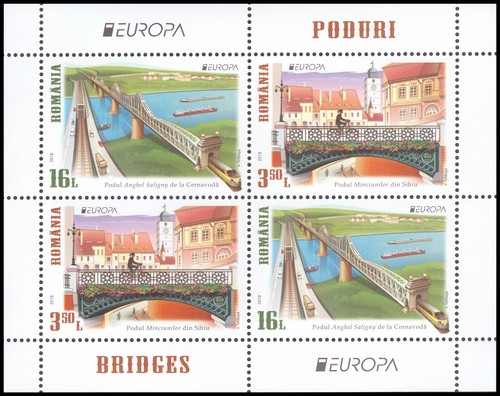 Romania 2018 6088c bridges - 6088c,