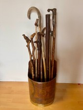 Set portaombrelli vintage in ottone anni 50