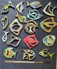 Pesci in ceramica  17 Pezzi Misura 18/20cm Stock 