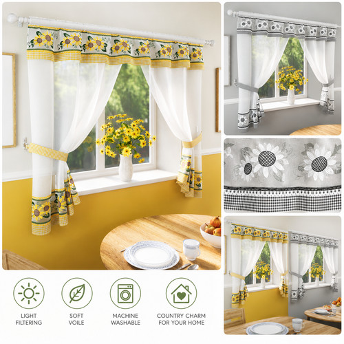Tenda rete voile cucina