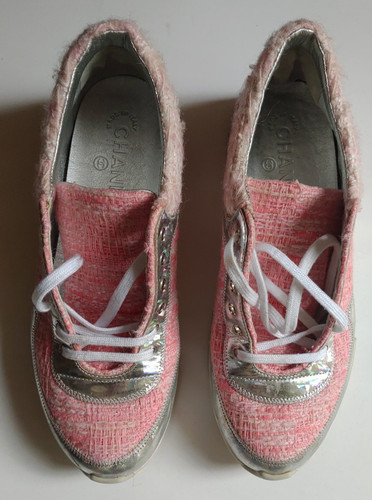 Sneakers basse chanel tweed - sneakers,