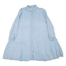 ZARA Camicia Donna Vestito Blu