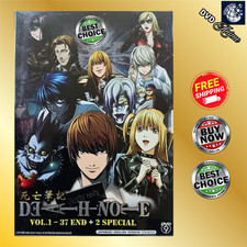 DEATH NOTE ANIME SERIES VOL.1–37 + SPECIALS DVD | ENGLISH SUB |US FREE SHIPPING