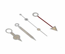 OROLOGIO LANCETTA PER OROLOGIO ROLEX GMT CASSA VINTAGE INVECCHIATA # 16753 16758 16550 ARGENTO