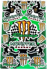 Adesivo Foglio Motocross Enduro Ktm Polini Competizione Hypermotard Ducati