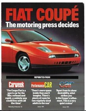Fiat Coupe 16v Press Reviews