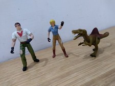 Amanda Kirby + Spinosaurus + Alan Grant Jurassic Park 3 JP Hasbro 2000