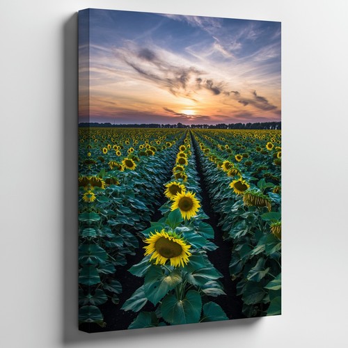 Vasto campo girasoli - campo,