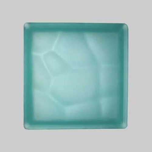Vetromattone ondulato verde