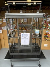 Parrot-Supplies Atlanta Play Top Gabbia per pappagalli - antico, grigio africano, amazzonia,