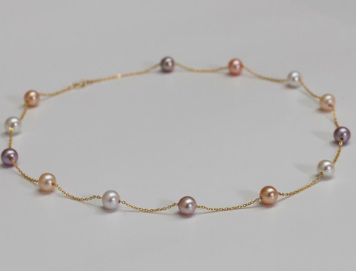 Collana perle rotonde - collana,