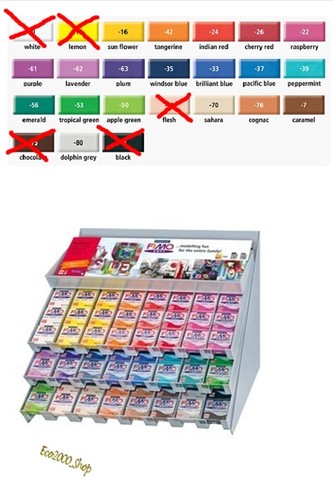 Espositore per fimo 65 - fimo,