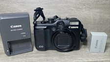 Canon PowerShot G10 14,7 megapixel fotocamera digitale, cinturino Canon, caricabatterie, batteria