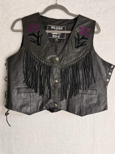 Gilet vintage argento bici