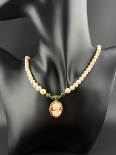 Collana perle giada - collana,
